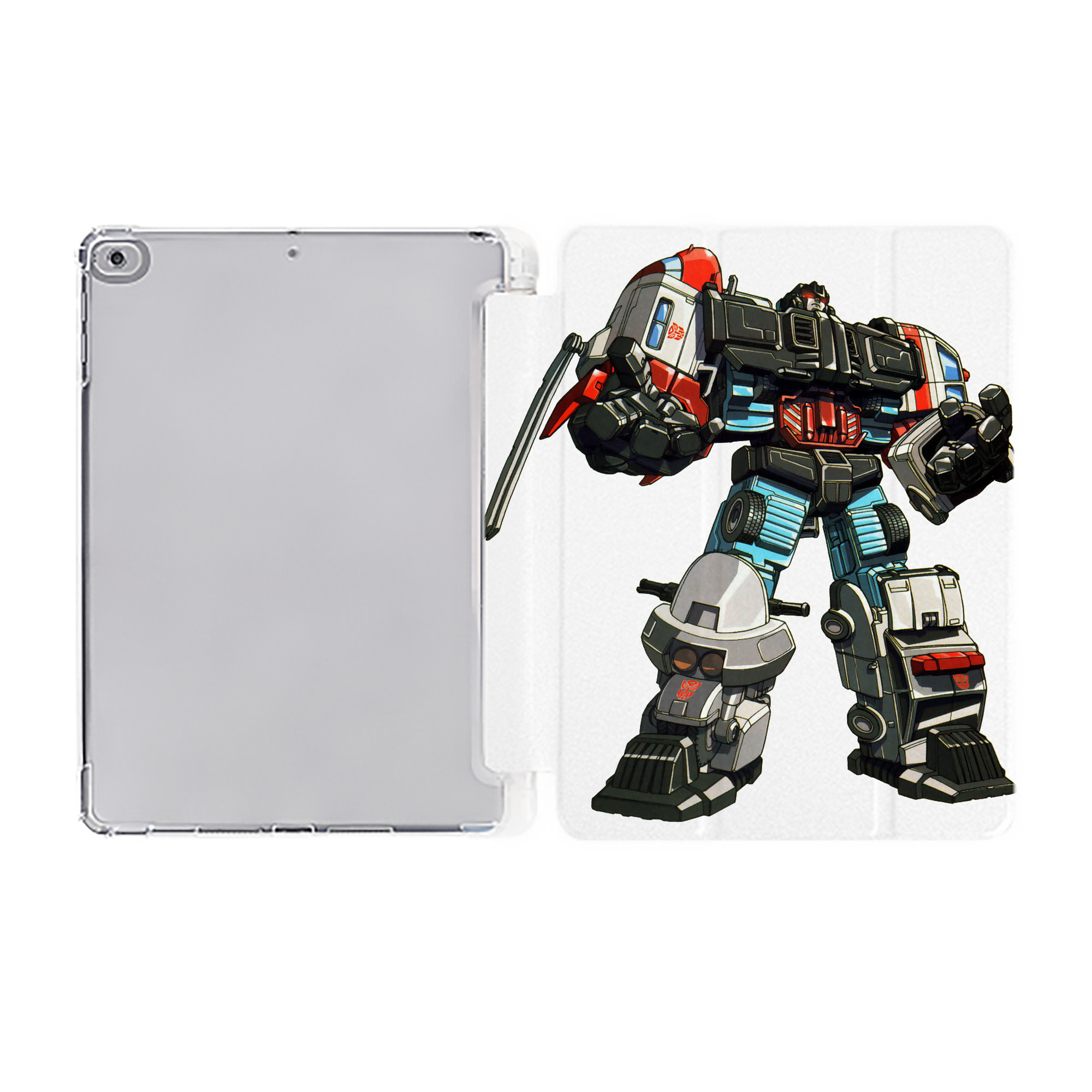 （画像用）  IPad ケース ペン収納付き 三つ折りスタンド PUレザー×シリコン 対応機種9.5/10.5/10.9インチ